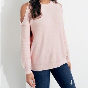 NWT Hollister Cold Shoulder Sweater